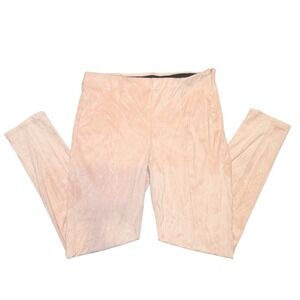 Guess Pink Velvet Skinny Leg Pants Y2K Soft Glam Medium